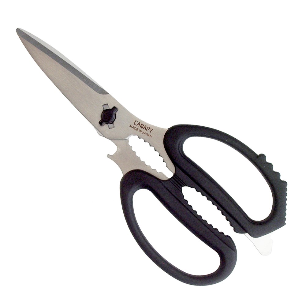 CANARY All Purpose Industrial Scissors with Cover 6.5 [Curved Angled  Blade], Made in JAPAN, Heavy Duty Razor Sharp Japanese Stainless Steel  Blade